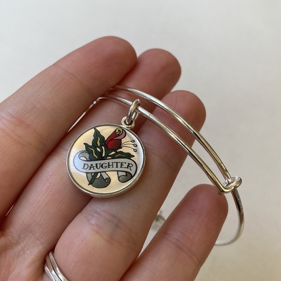 Alex & Ani “Daughter” Charm Bangle - Picture 2 of 3